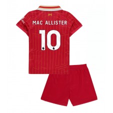 Liverpool Alexis Mac Allister #10 Hemmaställ Barn 2024-25 Korta ärmar (+ Korta byxor)